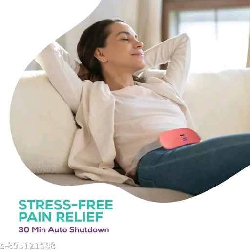 Period Cramps Massager | Portable Cordless Heating pad for Menstrual Cramps Relief,