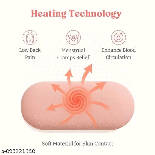Period Cramps Massager | Portable Cordless Heating pad for Menstrual Cramps Relief,